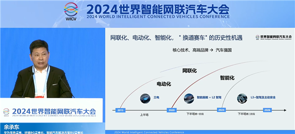 餘承東：華為L3級自動駕駛技術即將商用 呼籲加快法規支援落地